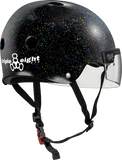 Triple 8 THE VISOR Certified Helmet SS Black Glitter