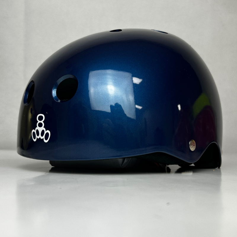Triple 8 Skate Helmet SS Blue Metallic