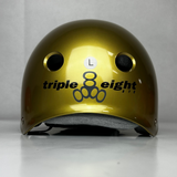Triple 8 Skate Helmet SS Gold Metallic