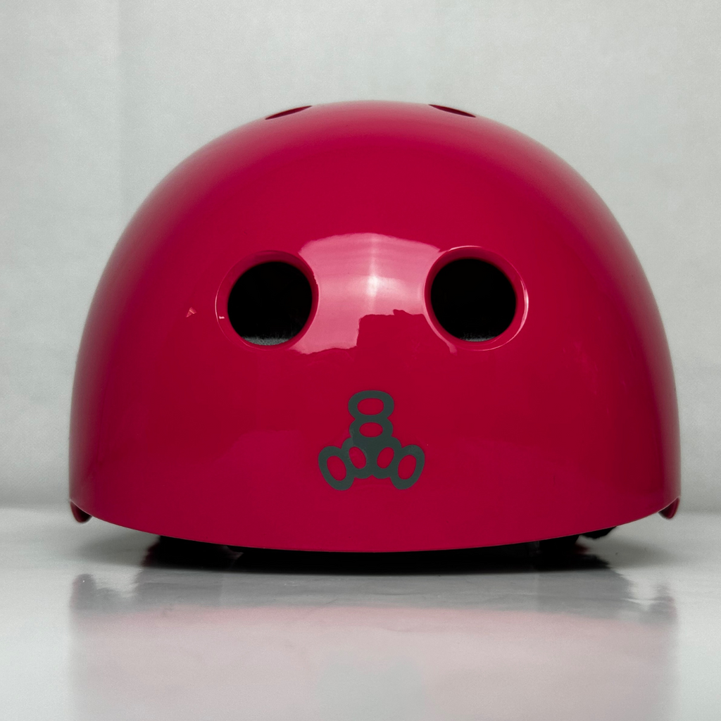 Triple 8 Skate Helmet SS Pink Gloss with Grey Liner