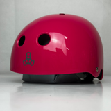 Triple 8 Skate Helmet SS Pink Gloss with Grey Liner