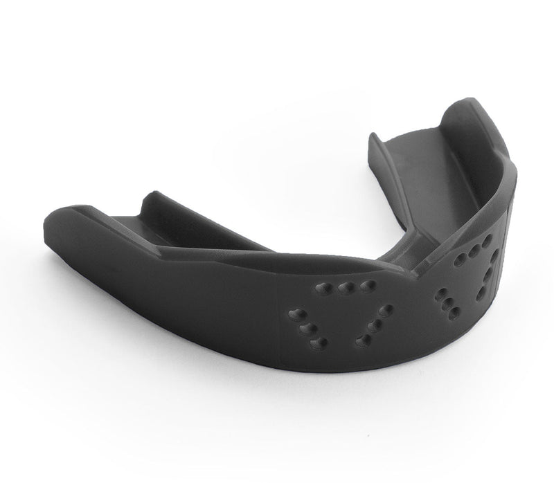 Sisu 3D Custom Fit Adult Mouth Guard in Charcoal Black
