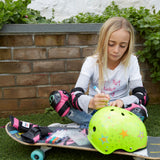 Triple 8 Wipeout Dry Erase Youth Helmet Zest