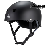 Triple 8 Deep Cover Helmet Black Matte