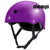 Triple 8 Deep Cover Helmet Purple Glossy
