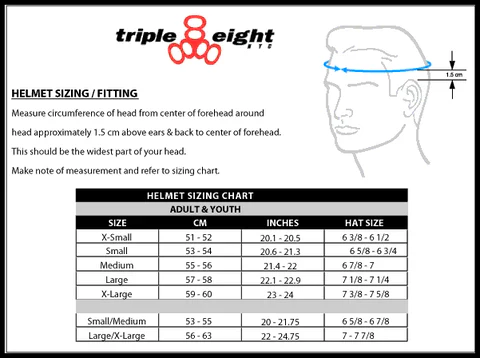 Triple 8 Skate Helmet SS White Gloss