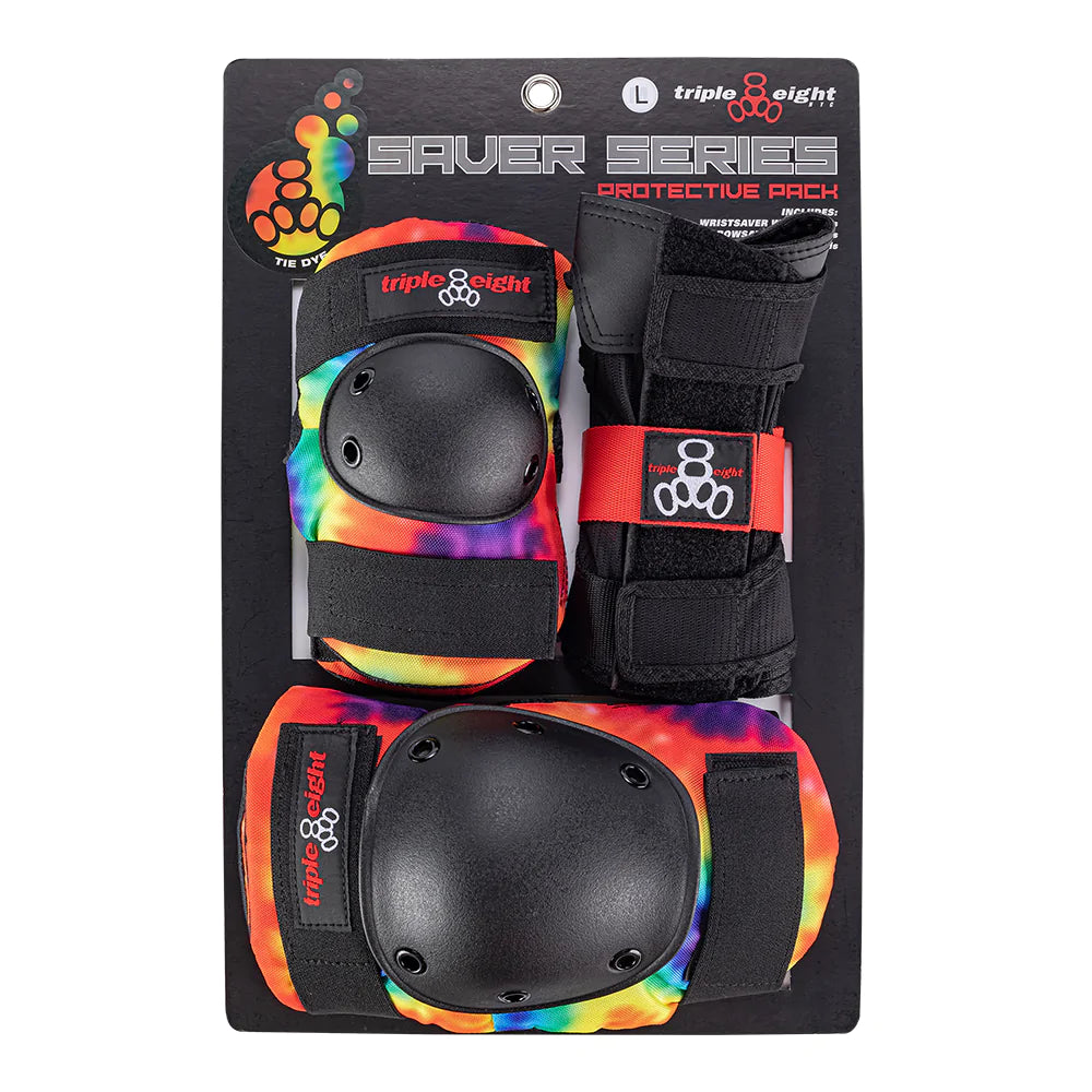 Triple 8 Tri Pack Saver series Junior Tie Dye