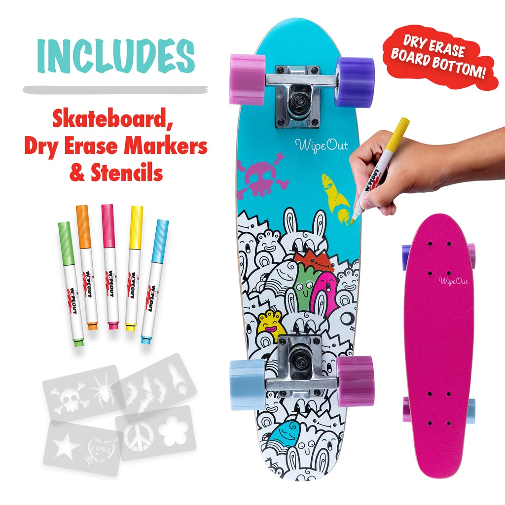 Triple 8 Wipeout Monsters Skateboard Complete