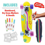 Triple 8 Wipeout Rainbow Skateboard Complete