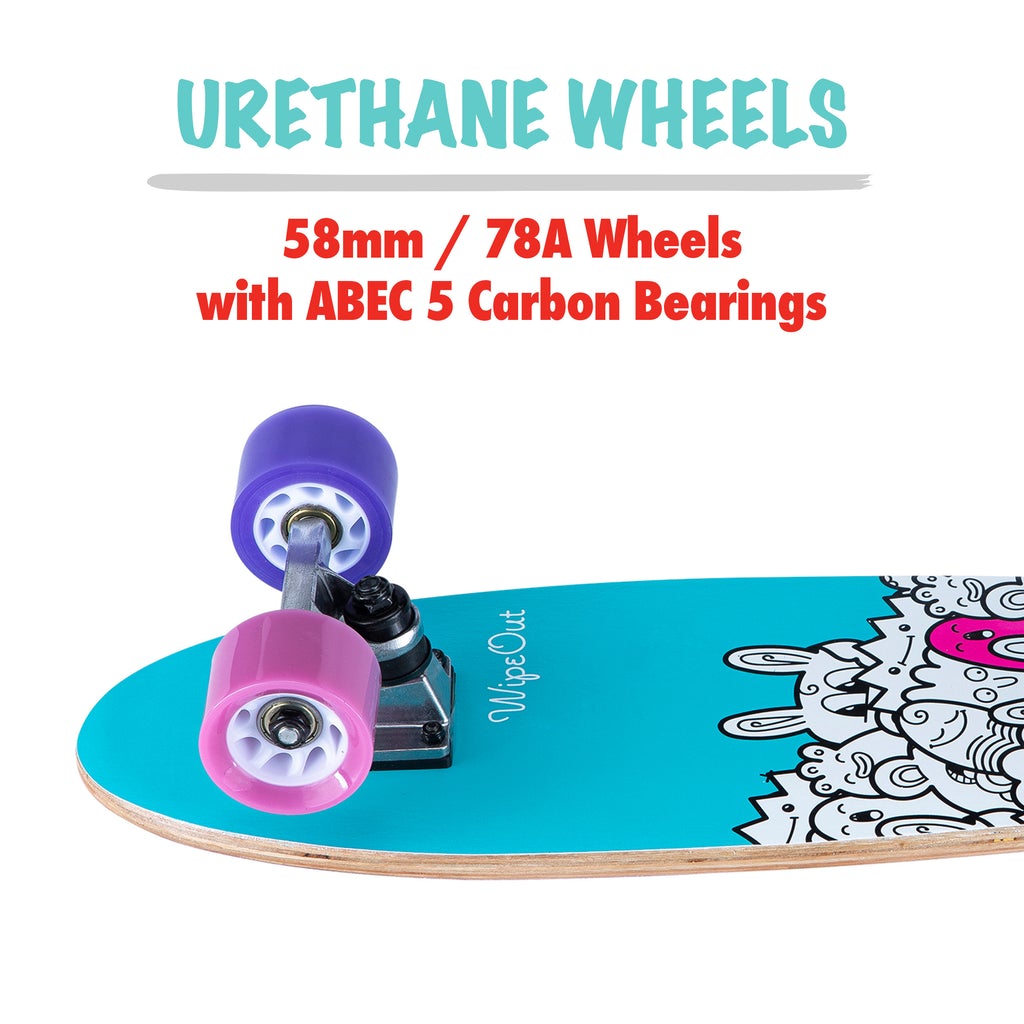 Triple 8 Wipeout Monsters Skateboard Complete